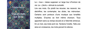 PISAI is pleased to announce the recent publication of the book Tous les mots que j’écris, Chemins de Dialogue, Marseille 2021, by Sister Colette Hamza